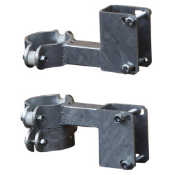 Pivot adapters for 6-bar fence