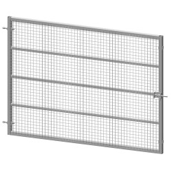 Meshed slurry pit fence Meshed slurry pit fence