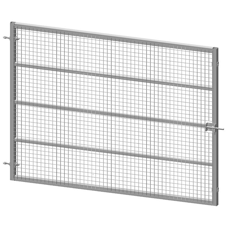 Meshed slurry pit fence Meshed slurry pit fence