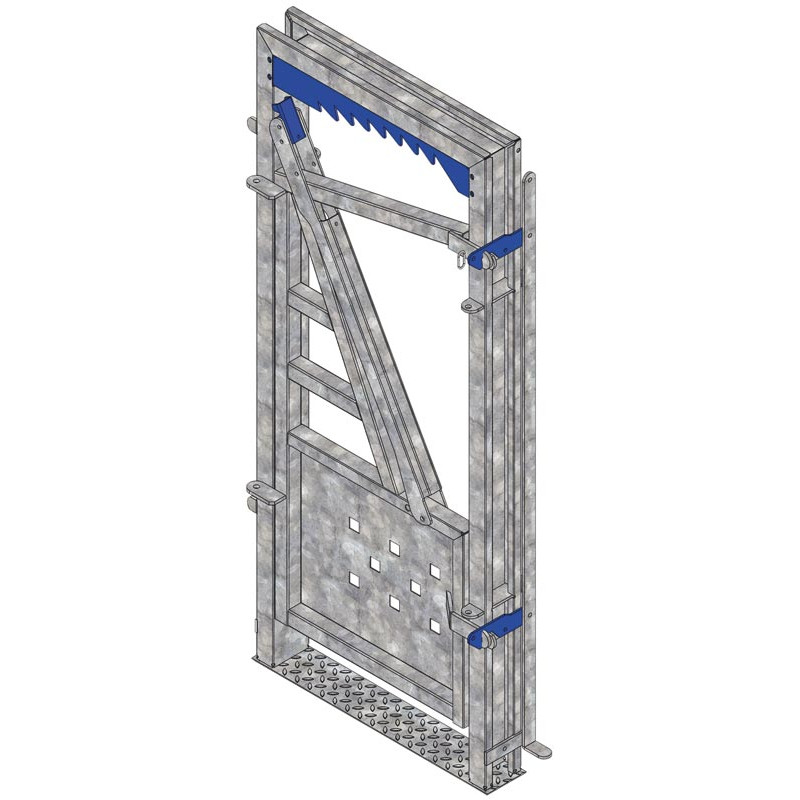 Headgate with offset opening right Headgate with offset opening right