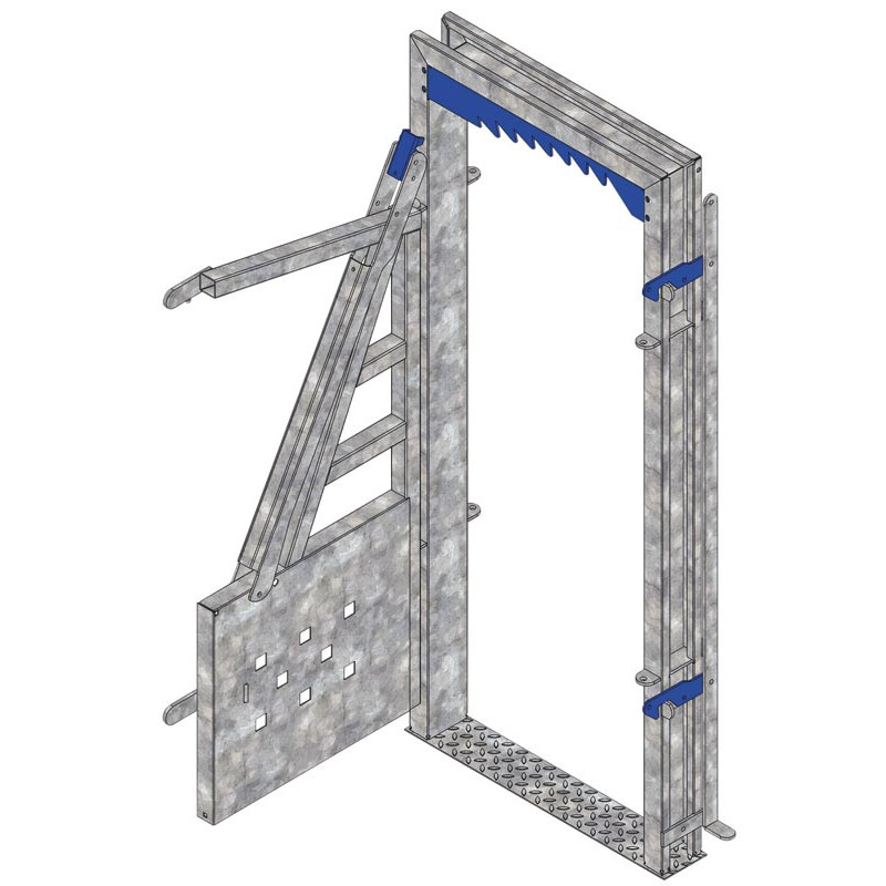 Headgate with offset opening right Headgate with offset opening right