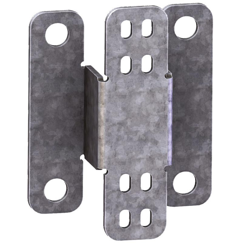 Omega bracket for wall mounting the securipass gate