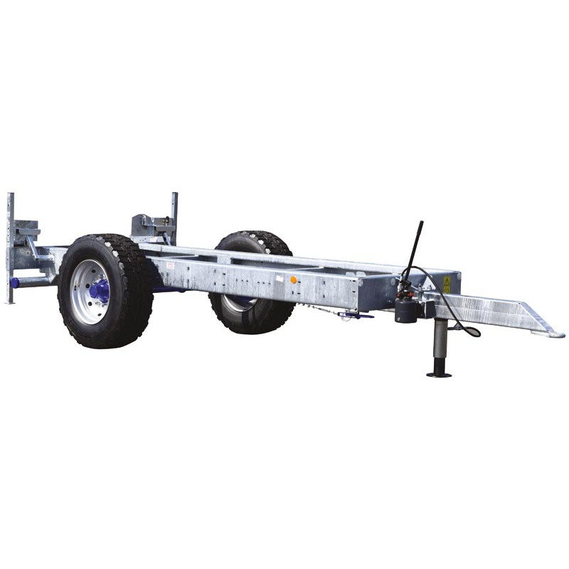 Trailer for water bowsers 8000 L