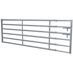 6-bar Ø60.3 mm rear panel - 3/4 m