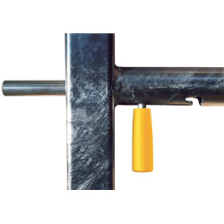 6-bar Ø48.3 mm front end panel with 2 EASYLOCK automatic latches 6-bar Ø48.3 mm front end panel with 2 EASYLOCK automatic latches