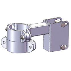 Pivot adapters for 6-bar fence