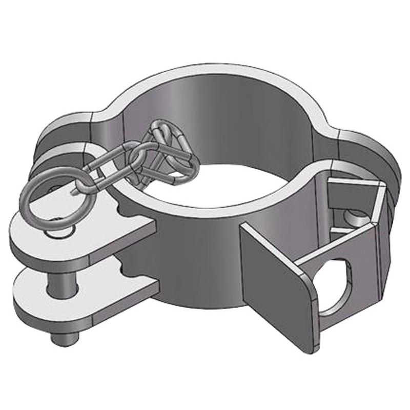 1/2 single flange Ø102 mm with lock insert and 1 direction