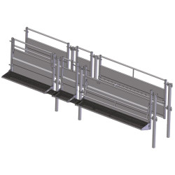 Rectractable foldaway step length 2 m