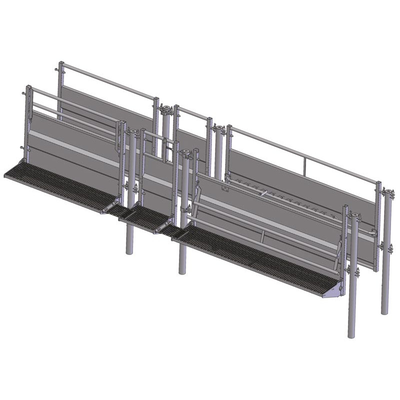 Rectractable foldaway step length 2 m