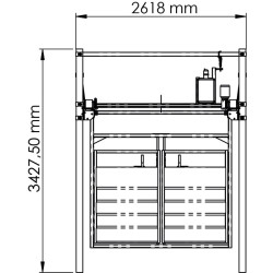 Motorised basic module for forcing race Motorised basic module for forcing race