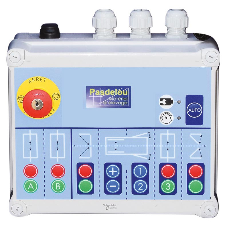 LVAP crush - 4 gates - Adjustable sides - Opening side panels with gates