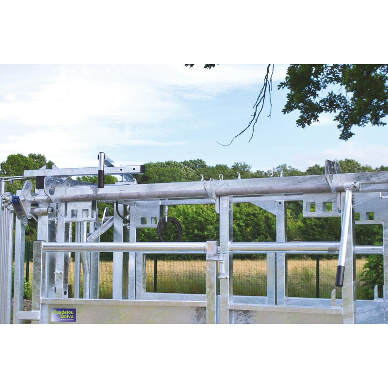 Remote control for PCCM gate on mobile or fixed cattle handling race