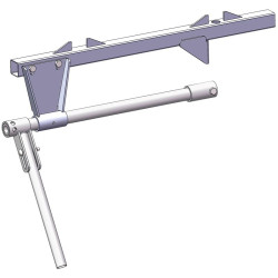 Offset control for PCT gate mounted on OPTI'PLUS crush