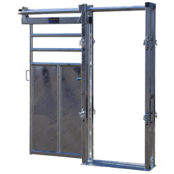 Manual single-panel offset stop gate