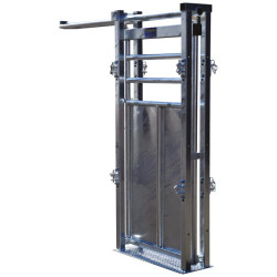 Manual single-panel offset stop gate