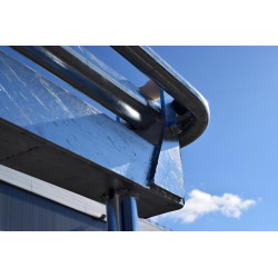 Manual single-panel offset stop gate