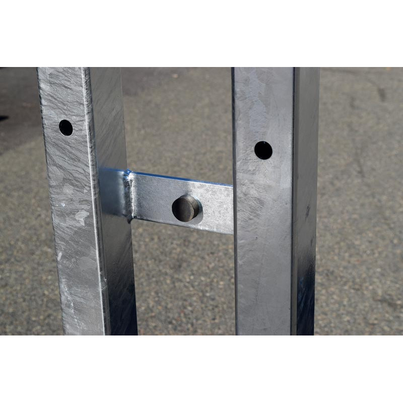 Manual single-panel offset stop gate