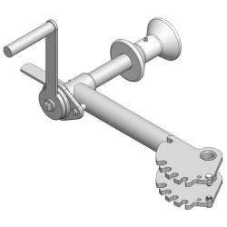 Additional manual trimming system for front hooves