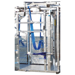 Spare trimming strap for front hoof