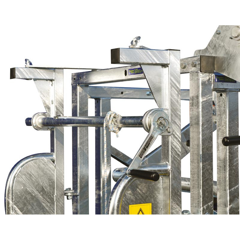 Complete front and rear manual hoof care kit for crush with adjustable sides - 4 gates Complete front and rear manual hoof care kit for crush with adjustable sides - 4 gates