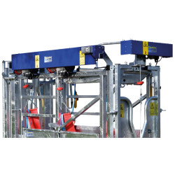 Electric hoof care kit for crush with fixed width sides - 4 gates Electric hoof care kit for crush with fixed width sides - 4 gates