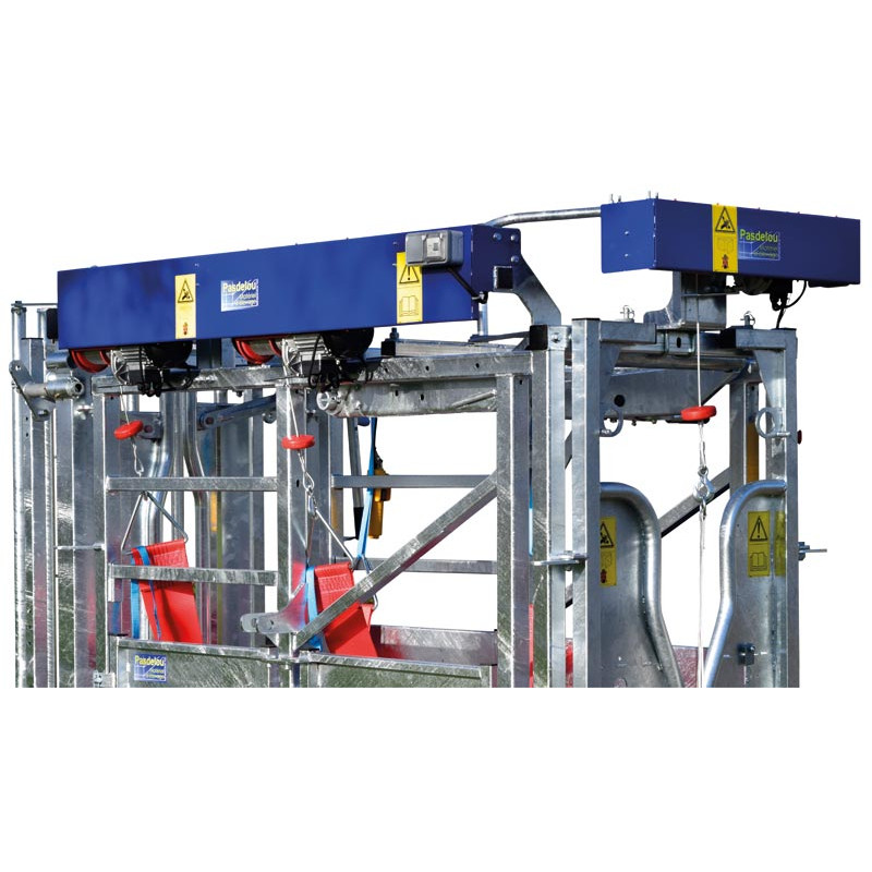 Electric hoof care kit for crush with fixed width sides - 4 gates Electric hoof care kit for crush with fixed width sides - 4 gates