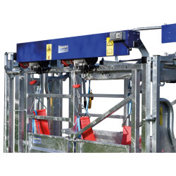 Electric hoof care kit for crush with fixed width sides - 4 gates Electric hoof care kit for crush with fixed width sides - 4 gates