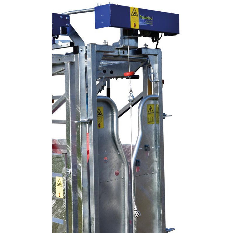 Electric hoof care kit for crush with fixed width sides - 4 gates Electric hoof care kit for crush with fixed width sides - 4 gates