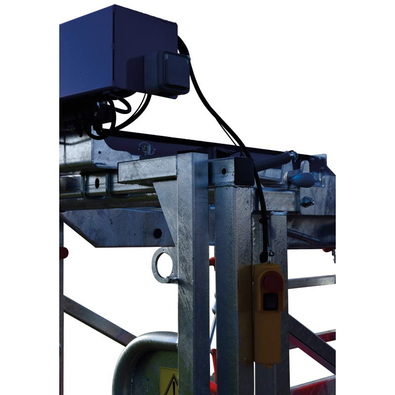 Electric hoof care kit for crush with fixed width sides - 4 gates Electric hoof care kit for crush with fixed width sides - 4 gates