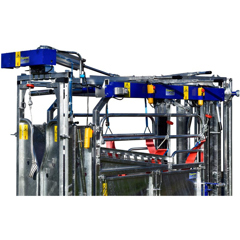 Electric hoof care kit for crush with adjustable sides - 4 gates Electric hoof care kit for crush with adjustable sides - 4 gates