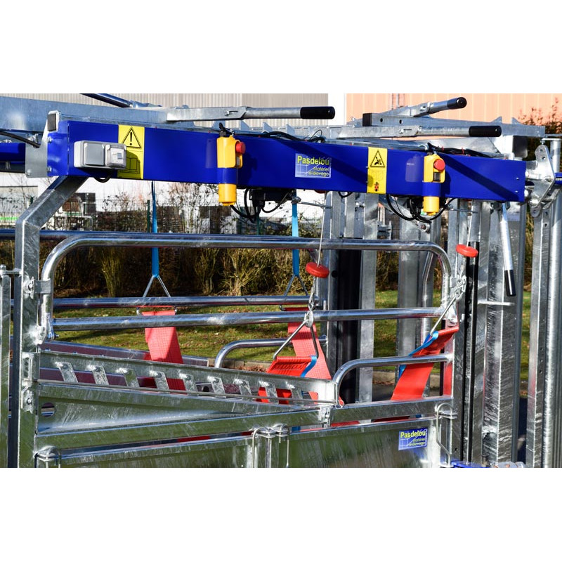 Electric hoof care kit for crush with adjustable sides - 4 gates Electric hoof care kit for crush with adjustable sides - 4 gates