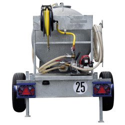 Water bowsers on trailers for green spaces 1100 L Water bowsers on trailers for green spaces 1100 L