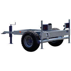 Trailer for water bowsers 1500 L Trailer for water bowsers 1500 L