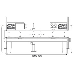 Trailer for water bowsers 2000 and 3200 L