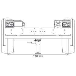 Trailer for water bowsers 5200 L Trailer for water bowsers 5200 L