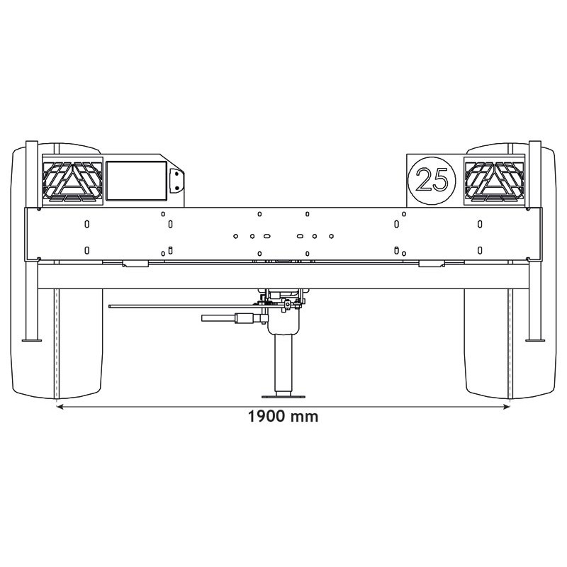 Trailer for water bowsers 6200 L
