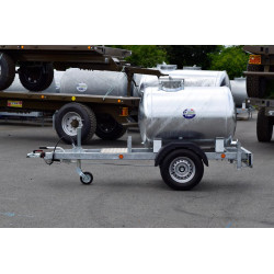 Water tank trailer 1000 litres - Road 90km/h - PTC 1.5 T