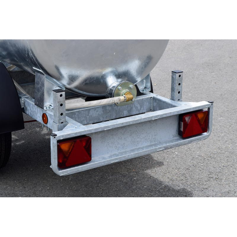 Water tank trailer 1000 litres green spaces - Road 90km/h - PTC 1.5 T