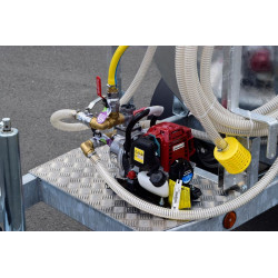 Water tank trailer 1000 litres green spaces - Road 90km/h - PTC 1.5 T