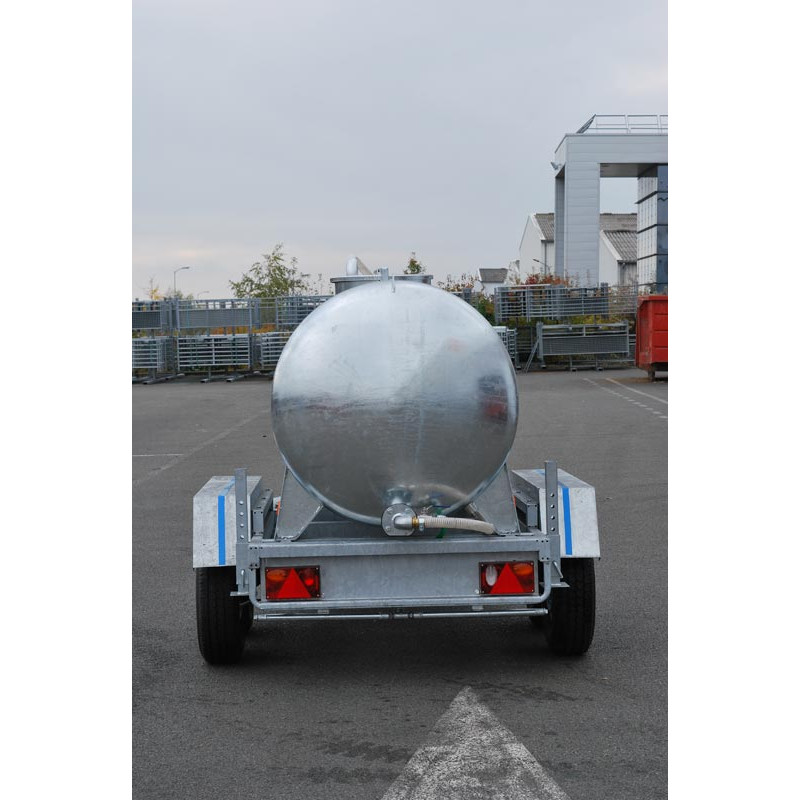 Water tank trailer 2000 litres green spaces - Road 90km/h - PTC 3.5 T