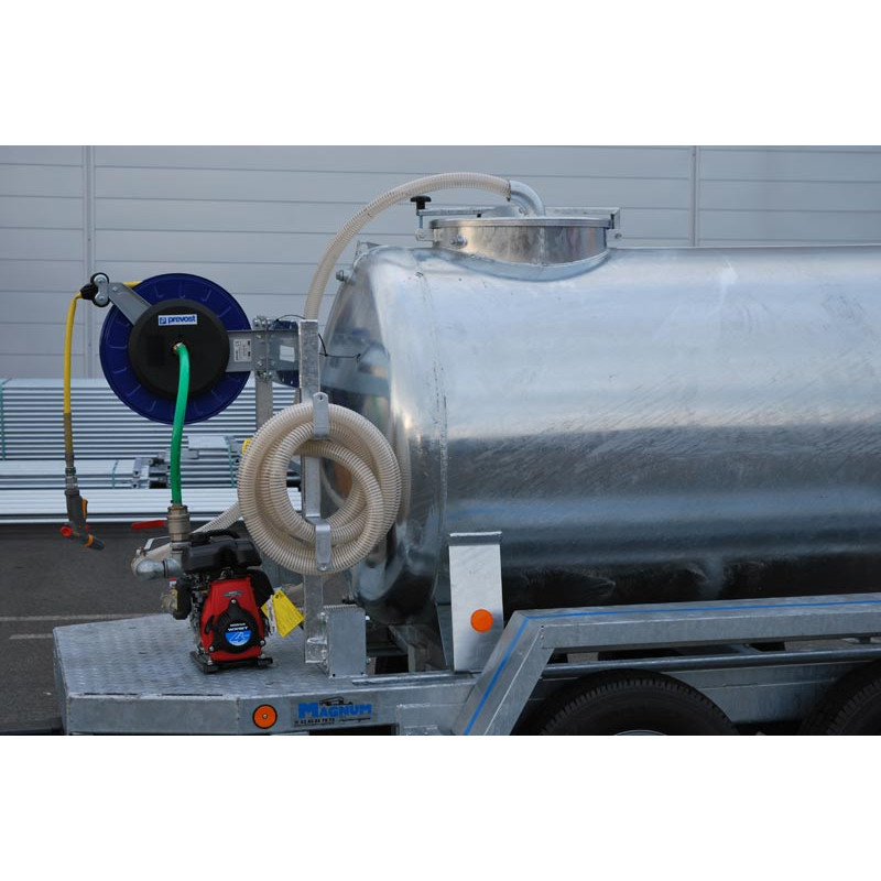 Water tank trailer 2000 litres green spaces - Road 90km/h - PTC 3.5 T