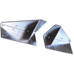 Fastening kit for constant-level drinker mounted on one-piece bowser