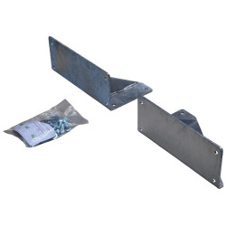 Fastening kit for constant-level drinker mounted on one-piece bowser