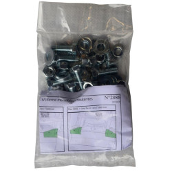 Fastening kit for constant-level drinker mounted on one-piece bowser