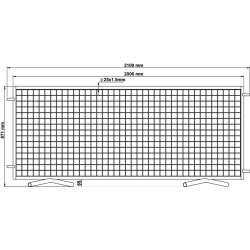 Wire-mesh poultry fencing