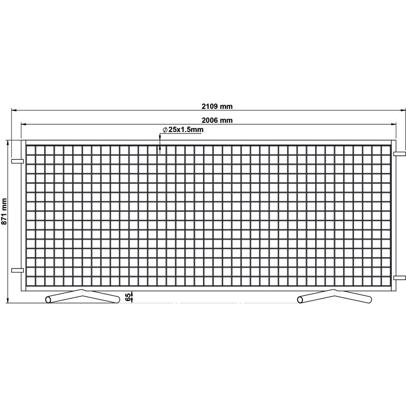 Wire-mesh poultry fencing