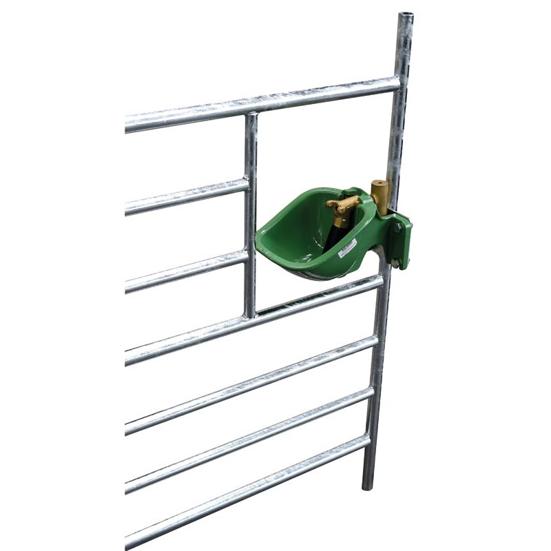 Standalone lambing hurdle with drinker opening for sheep