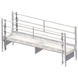 Hurdle reception plate Hurdle reception plate