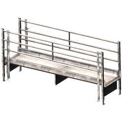 Hurdle reception plate Hurdle reception plate
