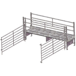 Hurdle reception plate Hurdle reception plate